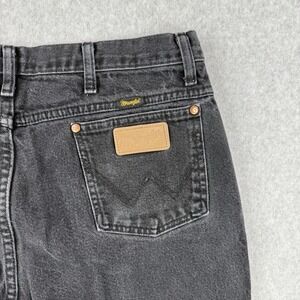 Wrangler Men's Straight Jeans - Black